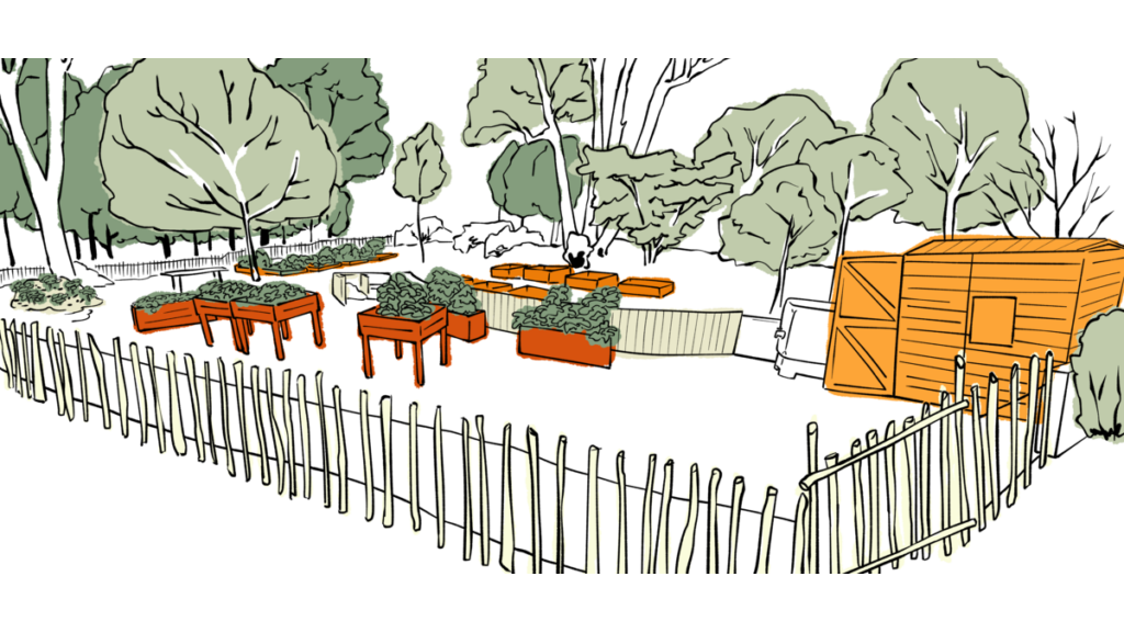Le jardin partagé du Morbras