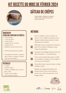 Kit février 2024 – Gâteau de crêpes