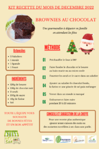 kit décembre 2022 – Brownies au chocolat