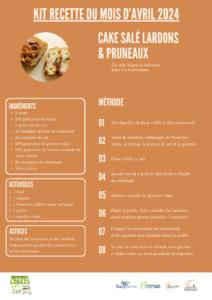 Kit Avril 2024 – Cake aux pruneaux